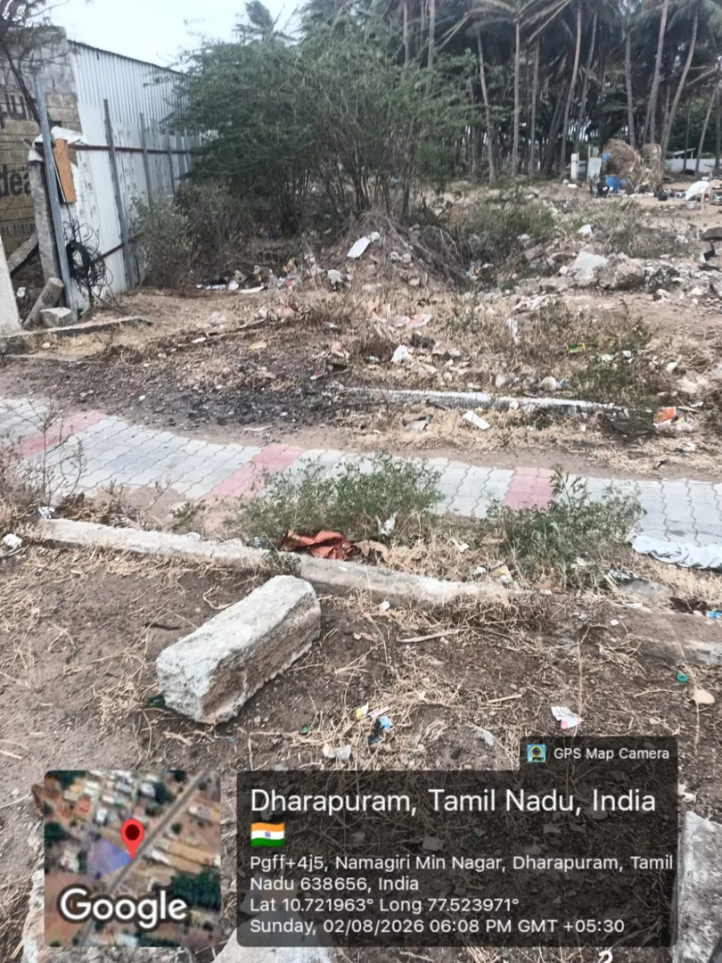 5100 Sqft Plot for Sale in PalaniAlangiumDharapuram Rd , Dharapuram