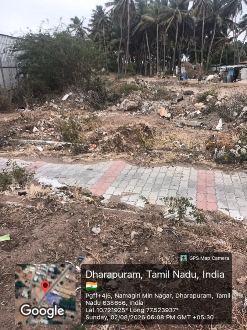 5100 Sqft Plot for Sale in PalaniAlangiumDharapuram Rd , Dharapuram