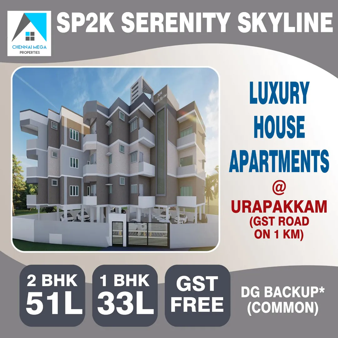2 BHK Flat for Sale in Urapakkam, Karanaipuducheri