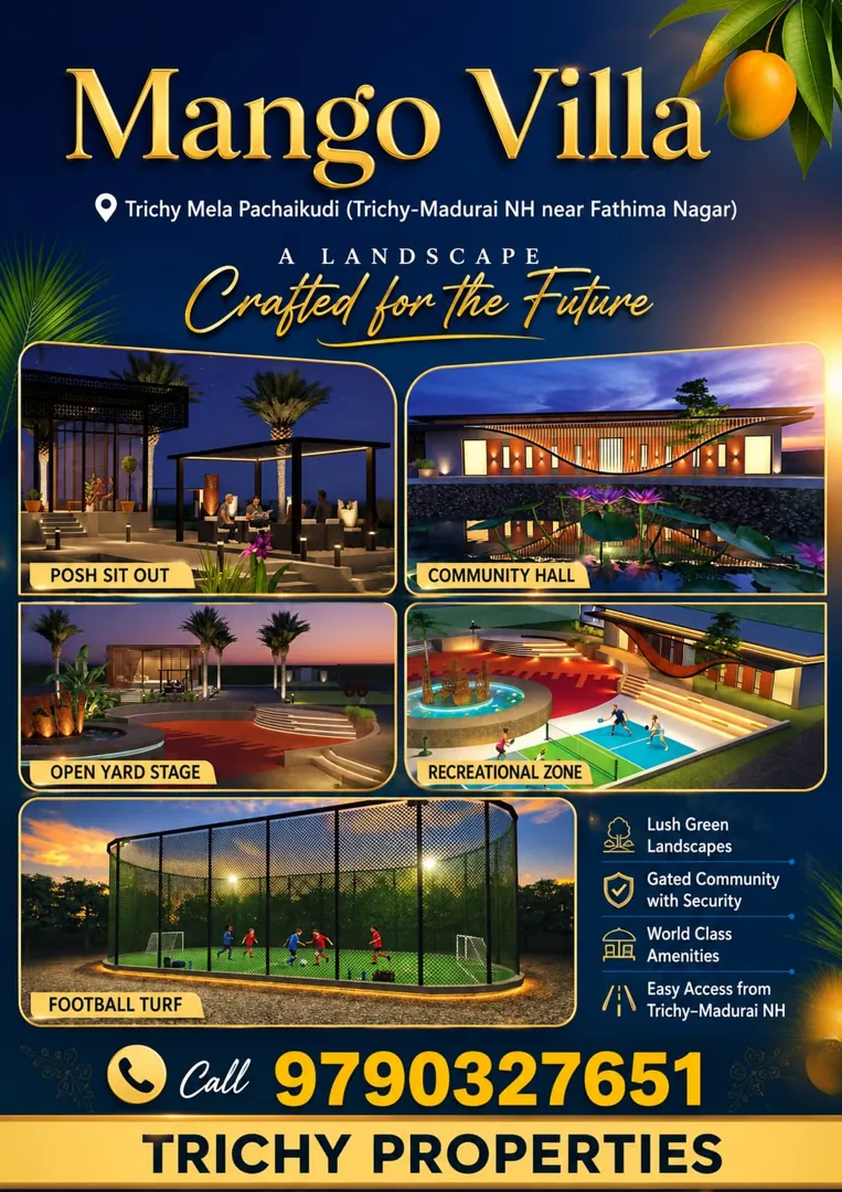 750 Sqft Land for Sale in Tiruchirappalli, Melapachchakudi