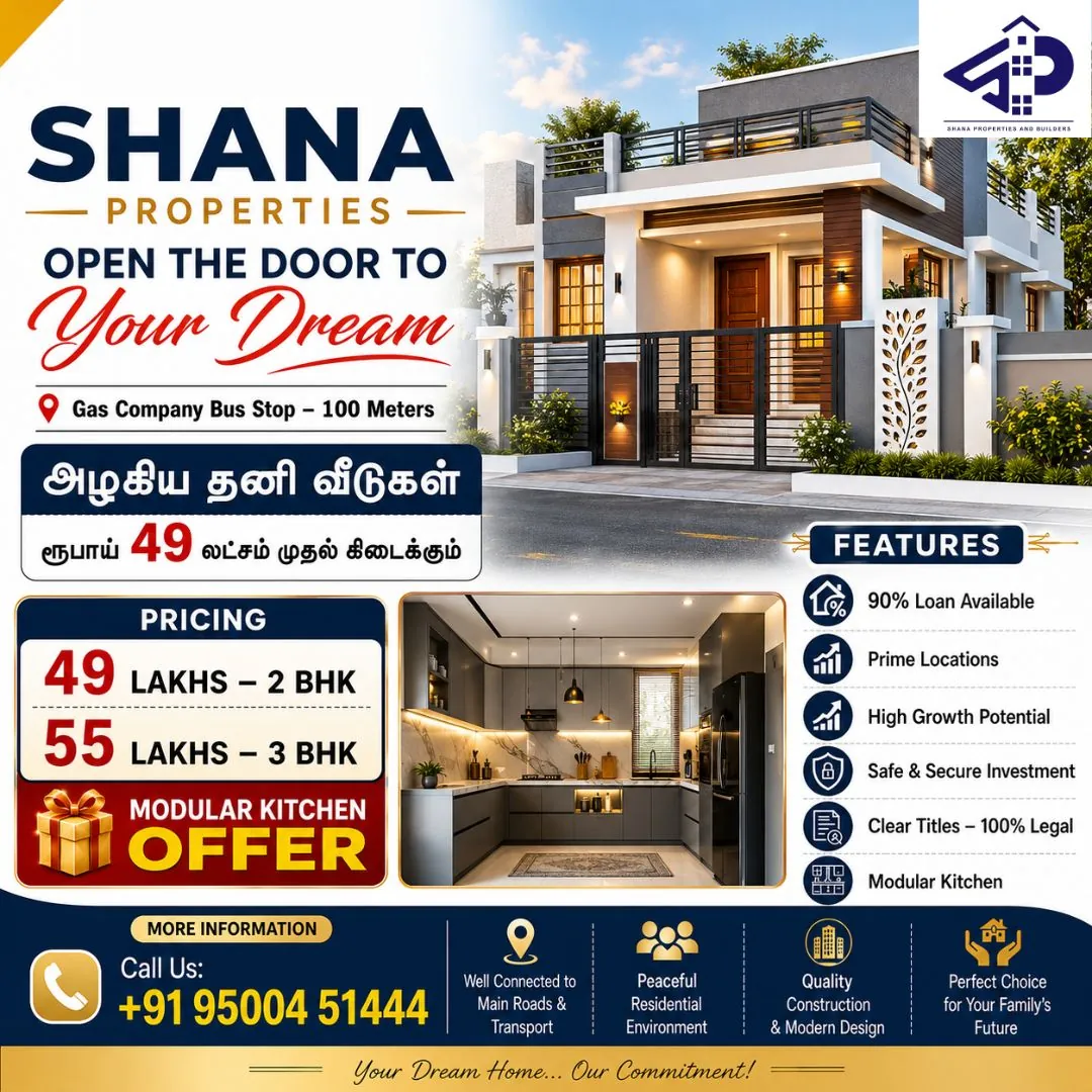 653 Sqft Land for Sale in Pirivu, Coimbatore